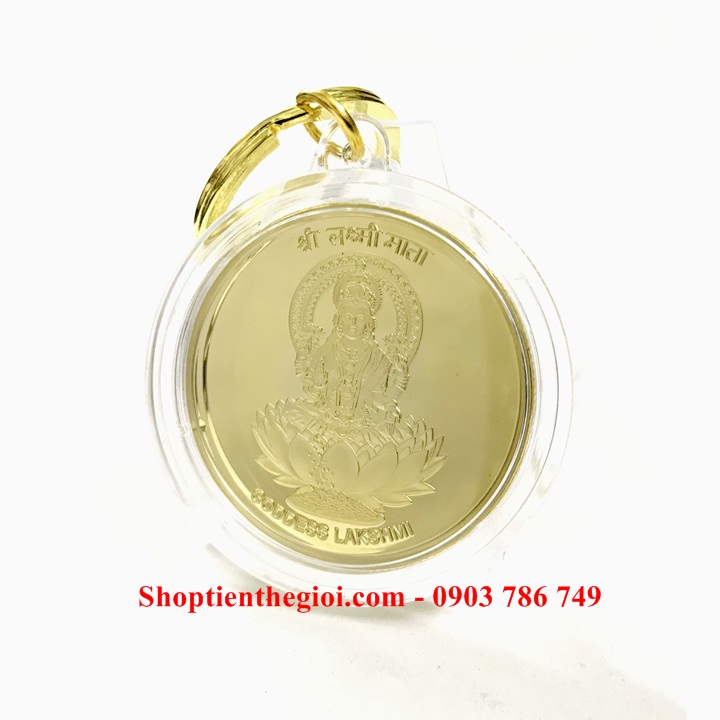 Móc Khóa Xu Quan Âm Bát Quái Âm Dương - SP005260 